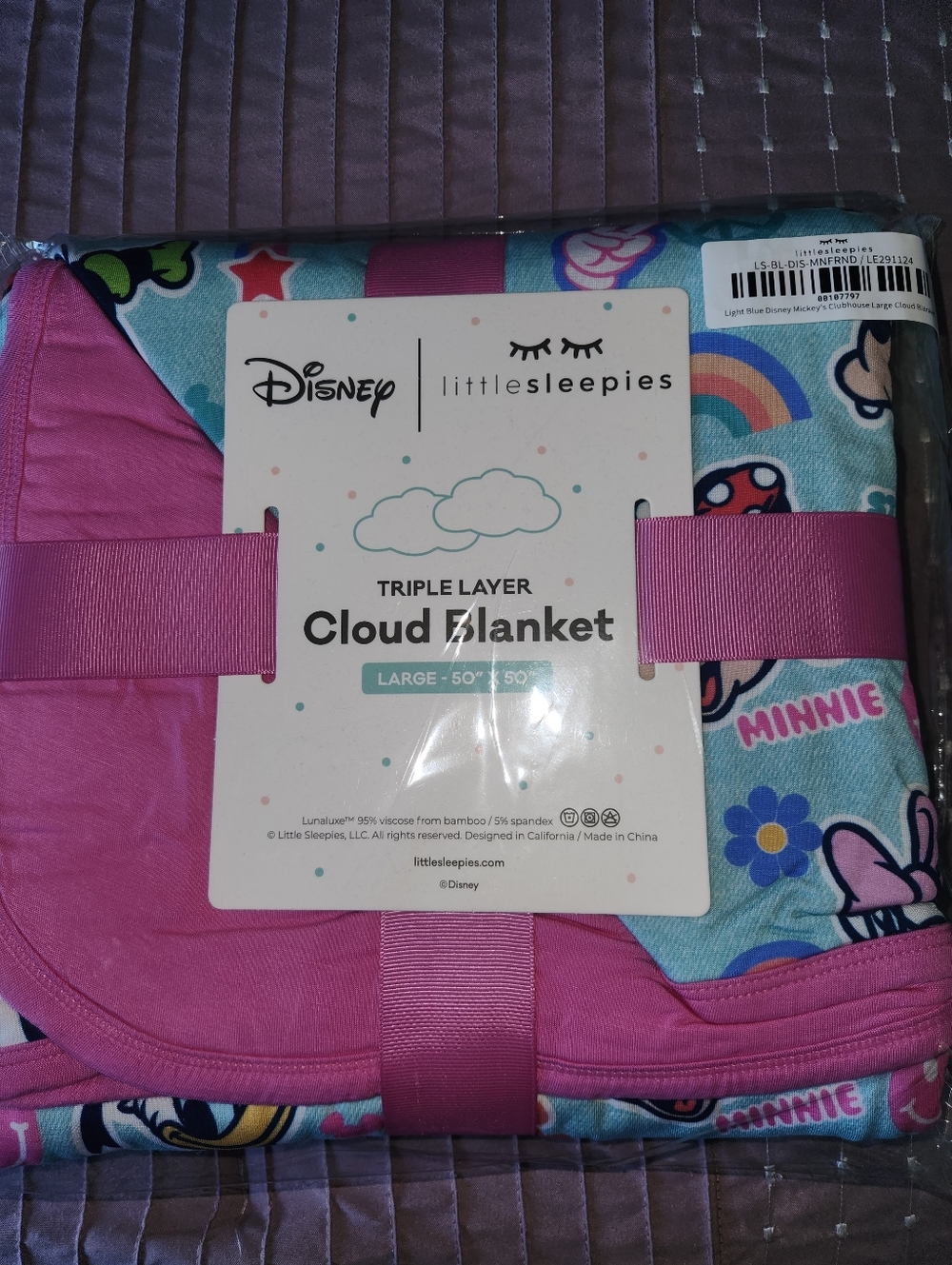 Little Sleepies  Disney Mickey Clubhouse Cloud Blanket